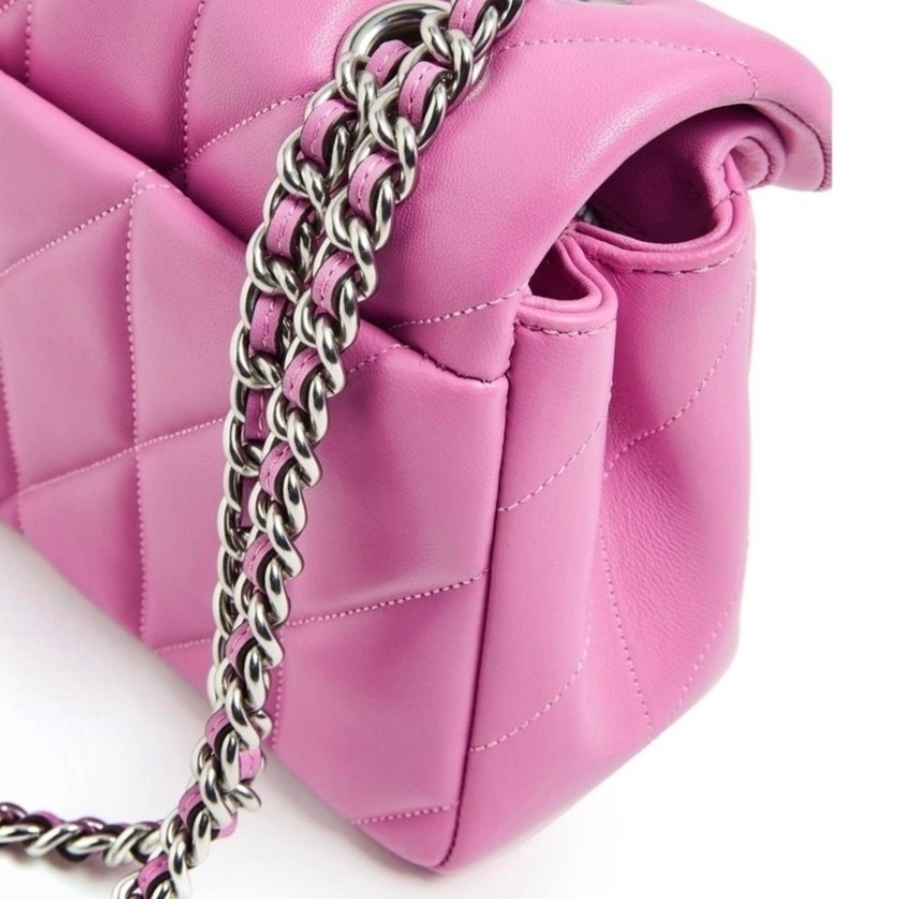 COACH, the Quilted Leather Tabby 26 Silver Hardware Shoulder Crossbody Bag - Picture 5 of 7
